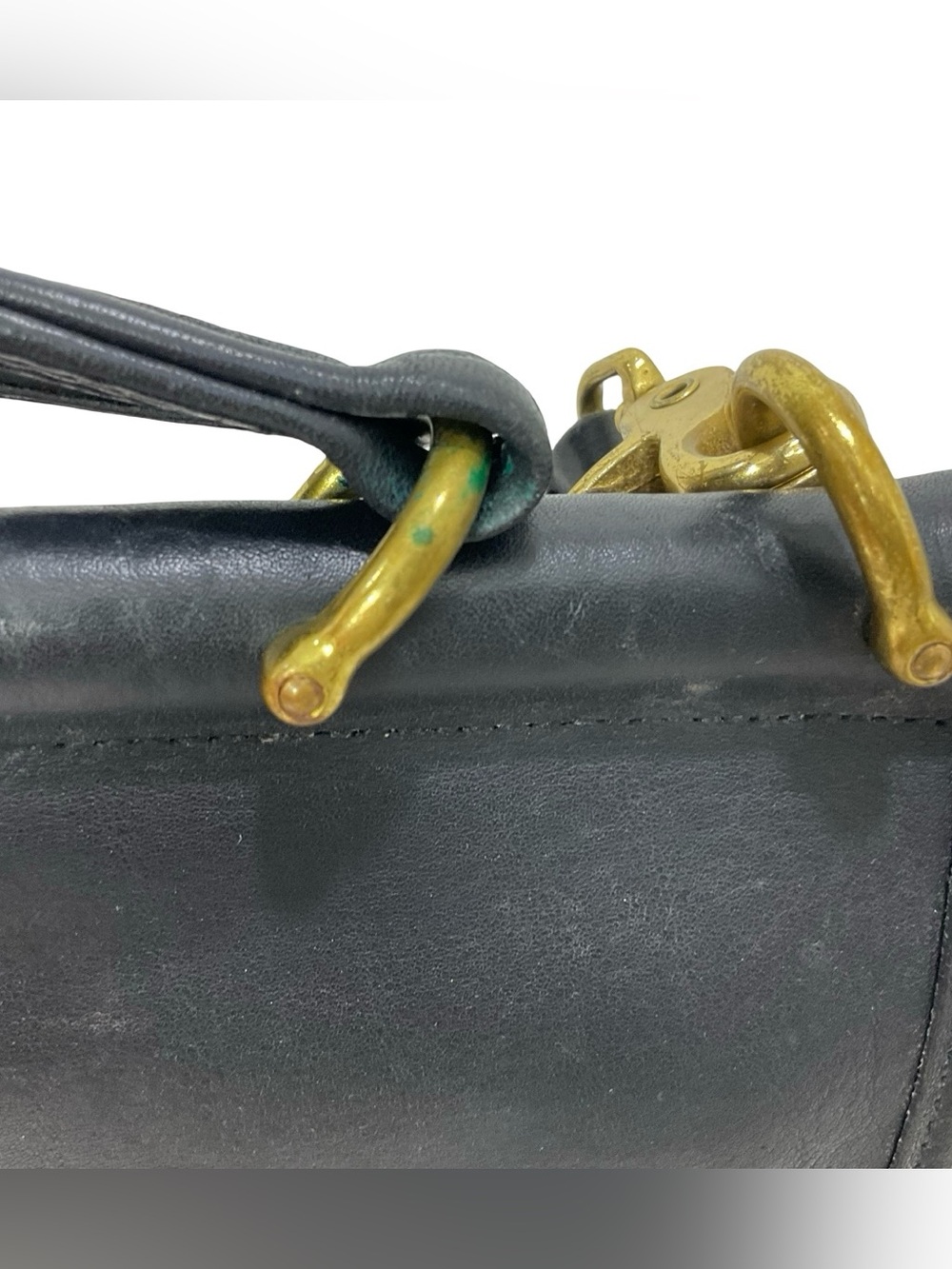 Vintage  Coach Black Willis Satchel Crossbody Bag 1990’s - Picture 15 of 16
